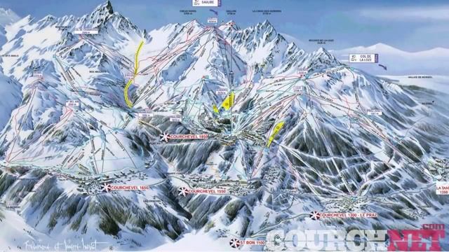 Courchevel Piste Guide