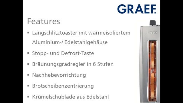 Graef Toaster TO 90 & TO 91 смотреть онлайн