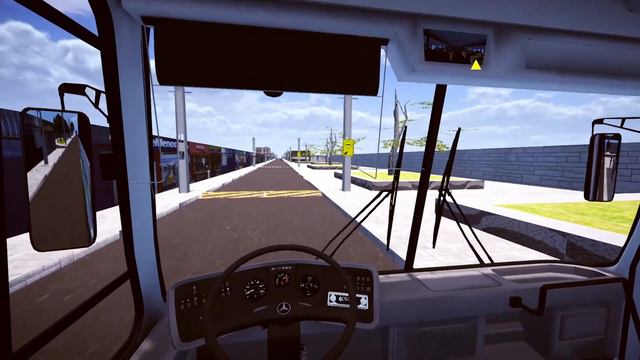 Proton Bus Simulator Road | Monobloco Mercedes Benz O371 | Servicios Coordinados | Mapa Santa Rita