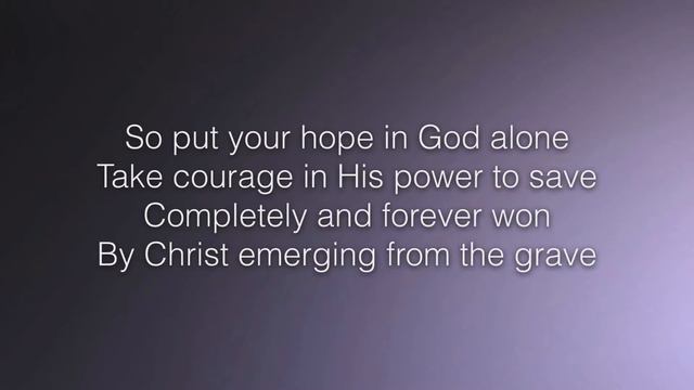 Psalm 130 cover: Keith and Kristyn Getty Version смотреть онлайн