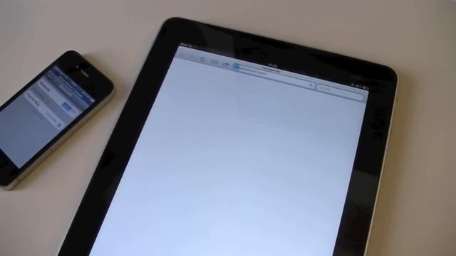 iOS 4.3 - Hotspot Bluetooth for iPad смотреть онлайн