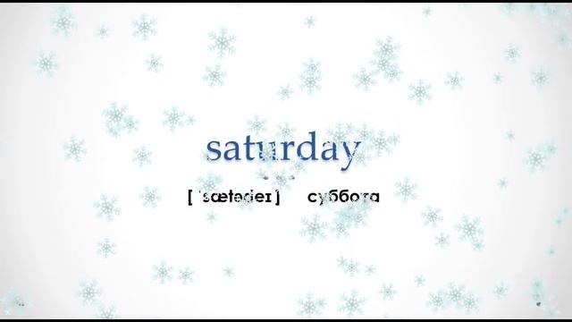 Дни недели 60 минут с медленным произношением/1 hour days of the week.английский для начинающих смотреть онлайн