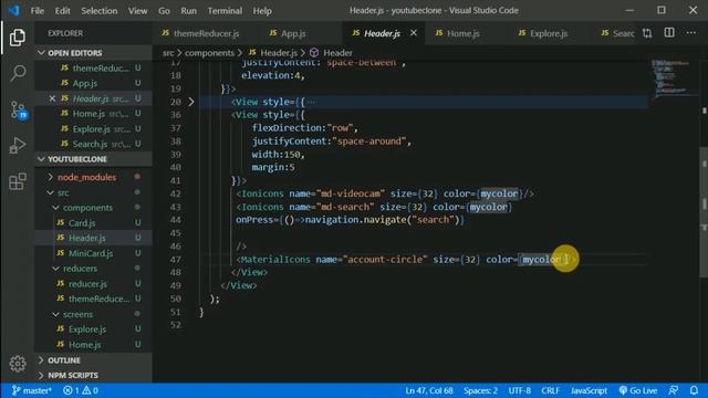 #15 Toggle between Dark and Light Theme using Redux | YouTube clone | React Native tutorial смотреть онлайн