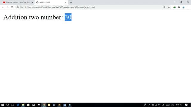 JavaScript Addition –tion *tion /tion Part#26 || Web development course in 2021 || by UZK Technolog смотреть онлайн