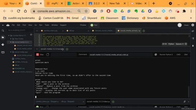Social Media App in Python- 3.2.2 смотреть онлайн