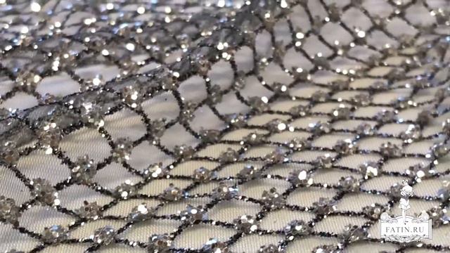 15041, Глиттер "Графика" на темно-сером фатине смотреть онлайн