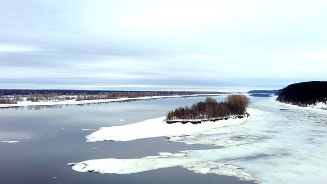 таяние льда на реке смотреть онлайн
