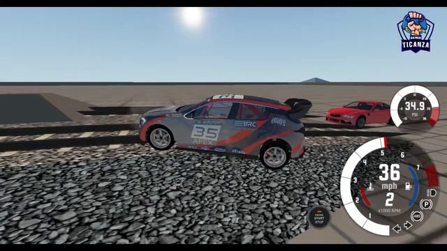 Beam NG Driving race car drifting #beamng #beamngrace смотреть онлайн