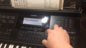 Как установить стиль в синтезатор Casio CT X3000