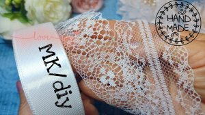 Классика ПО НОВОМУ ,большие белые бантики #бантикившколу #diy #творчество #канзаши #белыебантики