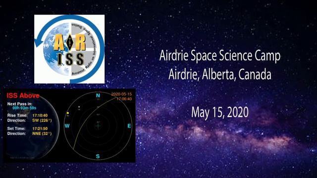ISS Space Chat - Airdrie Space Science Camp 5-15-2020 смотреть онлайн