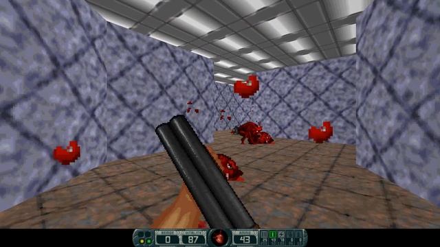 Doom: Project Osiris (Alien Breed 3D TC) - MAP04 The Courtyard - No Commentary смотреть онлайн
