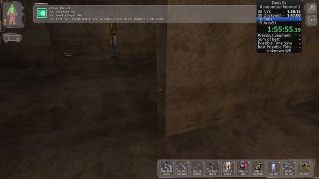 Deus Ex Randomizer v1.6 in 3h45m45s (v1.6 Normal, Random Seed, Glitchless) смотреть онлайн