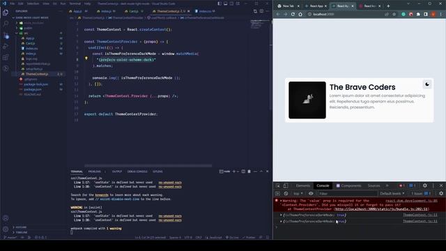 Implement Dark/Light Mode in Your React.js App. смотреть онлайн