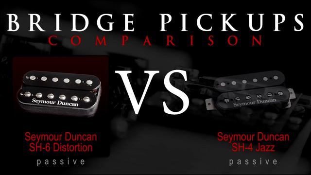 SEYMOUR DUNCAN SH6 DISTORTION vs SH4 JB - Passive Bridge Pickup Guitar Tone Comparison / Review смотреть онлайн