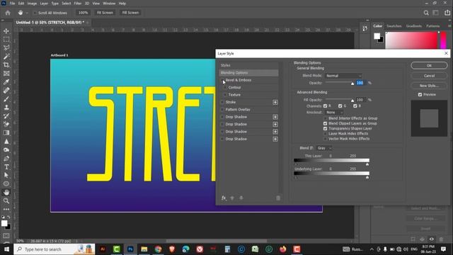 Text Effect Photoshop 2023 | Wrap/Outline/Perspective/Sliced/Stretch Effect Photoshop cc 2023 смотреть онлайн