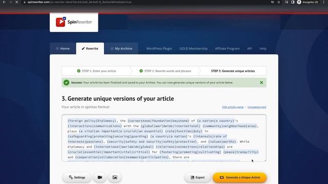 ChatGPT: Bypass TurnitIn AI Detection (Spin Rewriter AI) смотреть онлайн