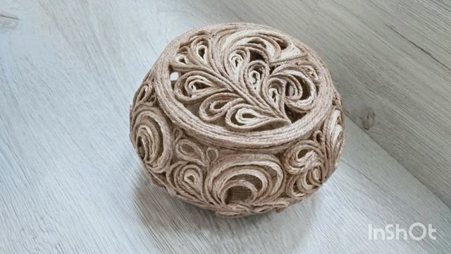 Изделия из джута - Джутовая филигрань - Jute rope/© 2020г смотреть онлайн