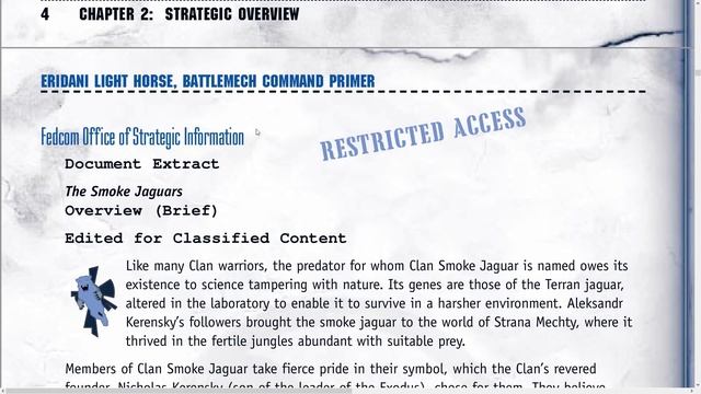 The MechWarrior 3 Manual смотреть онлайн