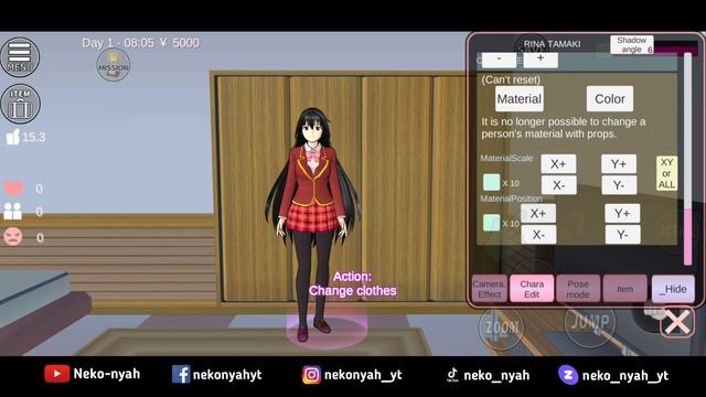 How To Make Student Council Uniform From Yandere Sim Tutorial ◉ Sakura School Simulator смотреть онлайн
