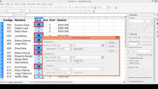 Formato condicional en OpenOffice Calc 4. Vídeo 1 de 2. Cómo establecer formato condicional? смотреть онлайн