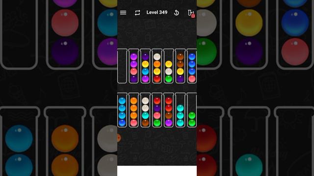 ball sort color water puzzle level: 349 смотреть онлайн