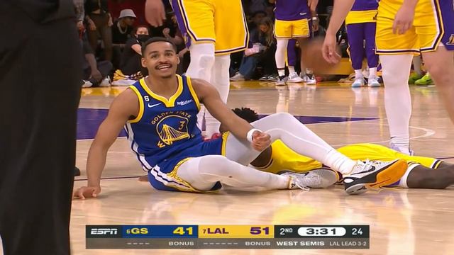 Jordan Poole Fouls And Steve Kerr Dies Laughing смотреть онлайн