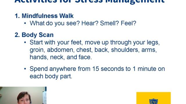 Stress Management: Virtual Coach Express