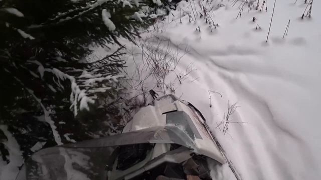 НА БУРАНЕ ПО ЦЕЛИНЕ. ПОДГОТОВИЛ ПЕРЕХОД ПО ЛЬДУ ЧЕРЕЗ РЕЧКУ. Будни Олега. смотреть онлайн