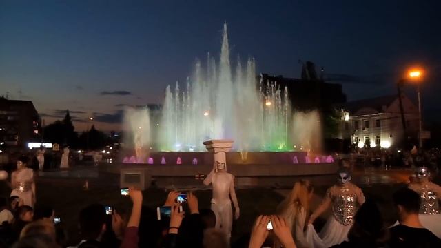 Открытие фонтана Курск Европа Московская площадь серафилм серафим serafilm смотреть онлайн