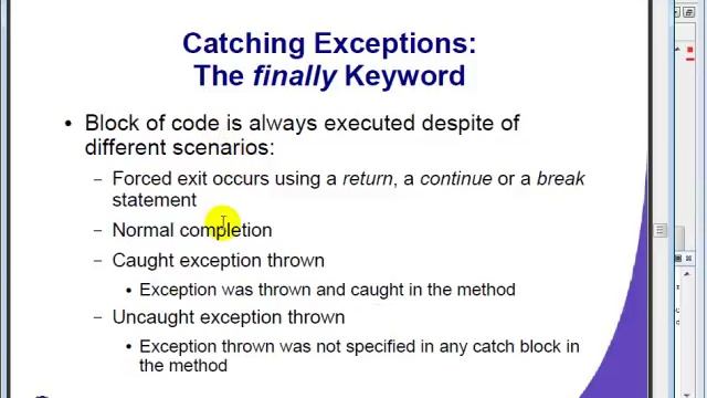 Java Exception Handling( very important topic) - java tutorial video 16 смотреть онлайн