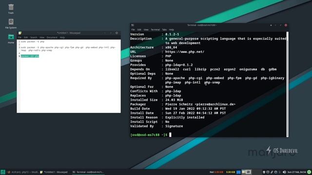 How to Install PHP on Manjaro Arch Linux 2022 смотреть онлайн