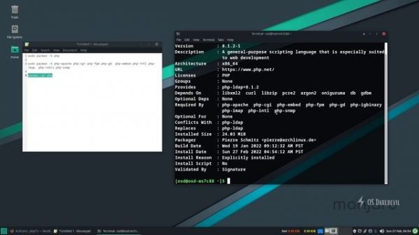 How to Install PHP on Manjaro Arch Linux 2022