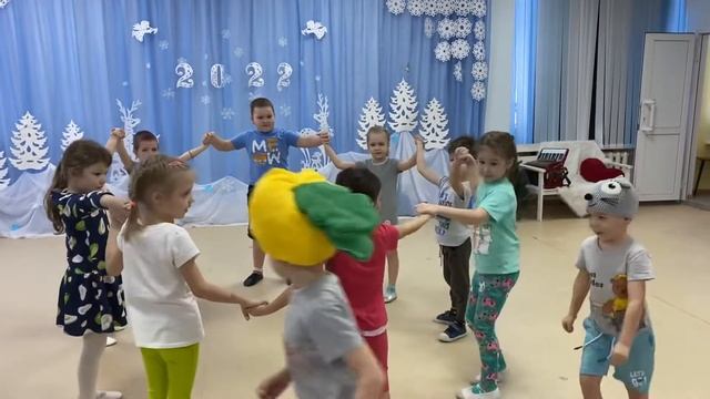 Музыкально-ритмическая подвижная игра «Репка» смотреть онлайн