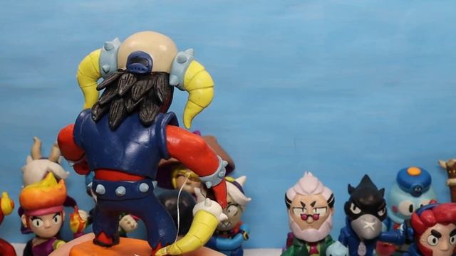 КОЛЛЕКЦИЯ ФИГУРОК БРАВЛ СТАРС? Dimia лепка смотреть онлайн