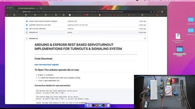 Model Trains , Dcc , Wireless Control for Light & Servo Turnout Using Jmri Rest Api смотреть онлайн