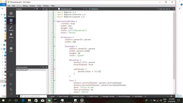 PyQt5 - Qml tutorial - Recieving Mouse Events and Actions смотреть онлайн