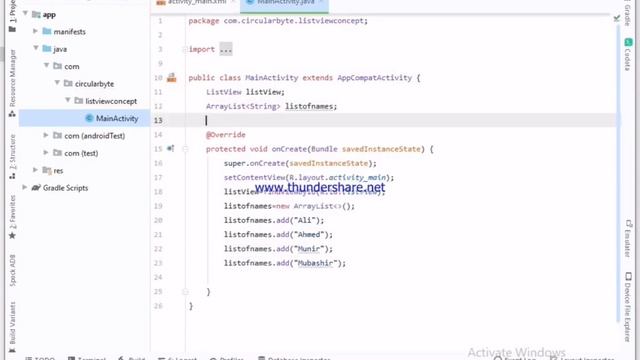ListView in Android | Android Studio | Java | Show Data in ListView смотреть онлайн