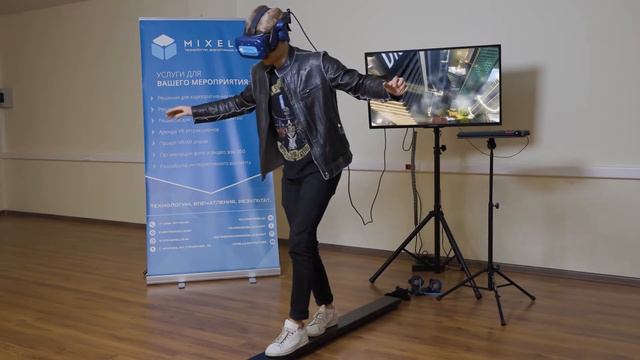 Аренда виртуального аттракцион "Прогулка над бездной". Море эмоций и WOW эффект на любом мероприяти смотреть онлайн