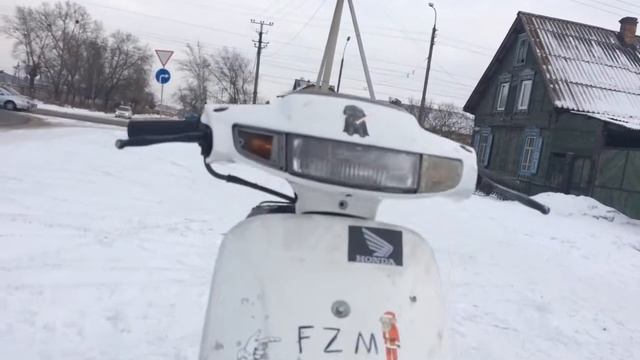 Зимний Дрифт||Honda Dio AF 18 смотреть онлайн