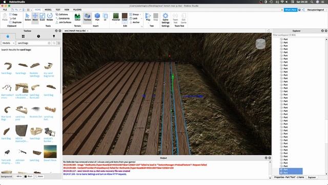 Roblox studio || WW1 trench speed build || PT2 смотреть онлайн