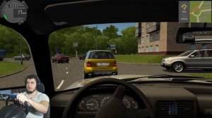 БУДНИ ТАКСИСТА - ПРИШЛОСЬ КУПИТЬ НОВУЮ МАШИНУ в CITY CAR DRIVING + РУЛЬ