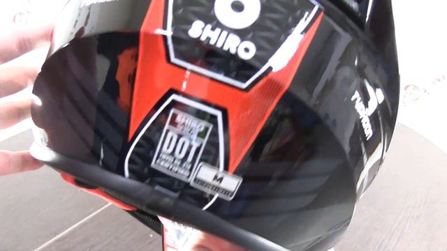 Шлем интеграл SHIRO SH-870 TYPHOON, цвет BLACK/F.GREY