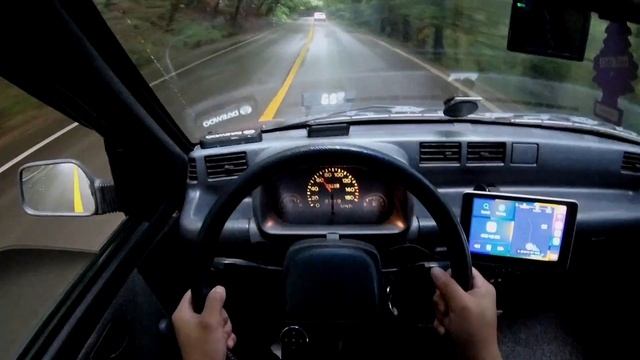 1993 티코 빗길 드라이브 POV - Daewoo Tico Driving POV Part3 смотреть онлайн