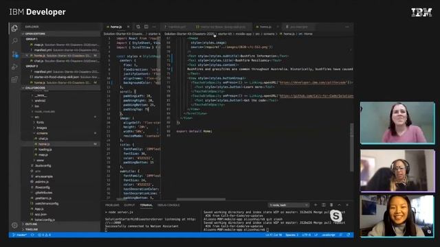30 mins to build a react native app with chatbot and map features on IBM Cloud смотреть онлайн