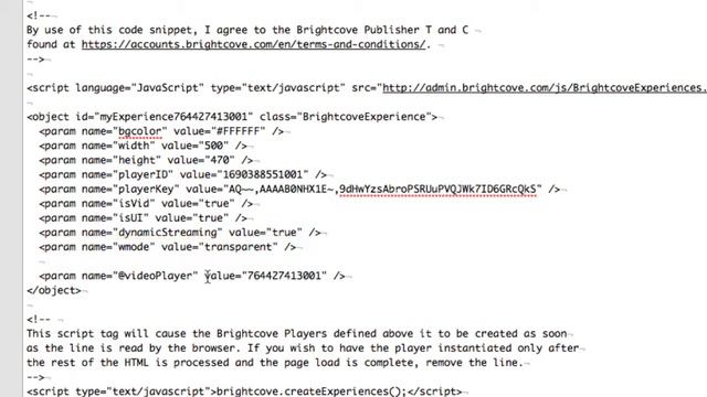 Brightcove Video Plugins