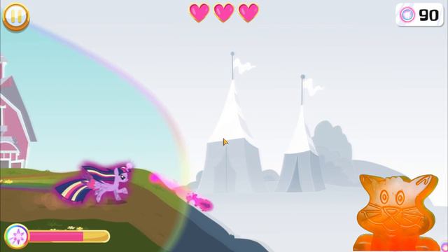Котик Кексик играет в игру Май Литл Пони: Радужные гонки / My Little Pony Runners смотреть онлайн