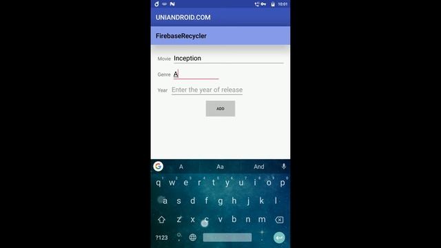 Android | RecyclerView with Firebase смотреть онлайн