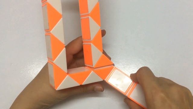 SLOW TUTORIAL - Magic Ruler or Rubik's Snake 48 - Two Rectangles - 长方形 смотреть онлайн