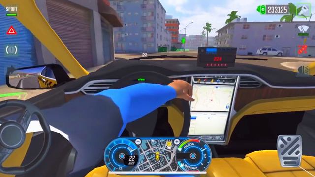 TESLA MODEL X (Taxi) Taxi Sim 2022 //THE GEORGE DRIVER. смотреть онлайн
